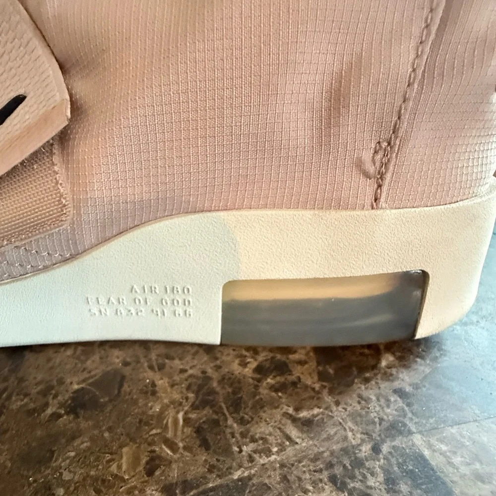 Nike. Air Fear of God Moc 'Particle Beige'. Size 7.